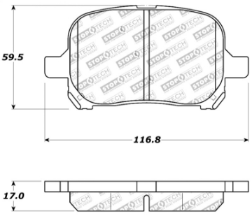Picture of StopTech Performance Brake Pads