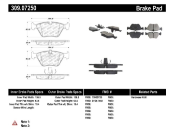 Picture of StopTech Performance Brake Pads
