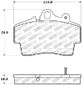 Picture of StopTech Performance Brake Pads