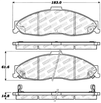 Picture of StopTech Performance Brake Pads