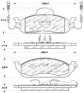 Picture of StopTech Performance Brake Pads