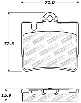 Picture of StopTech Performance Brake Pads