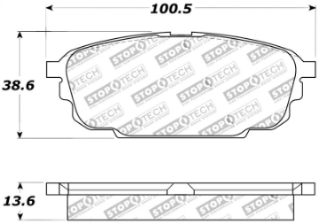 Picture of StopTech Performance Brake Pads