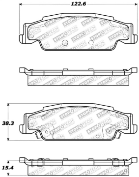 Picture of StopTech Performance Brake Pads