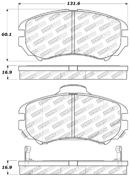 Picture of StopTech Performance Brake Pads