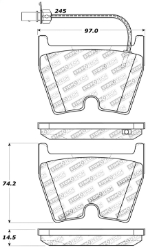 Picture of StopTech Performance Brake Pads