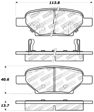Picture of StopTech Performance Brake Pads