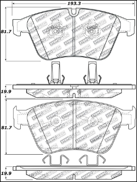 Picture of StopTech Performance Brake Pads