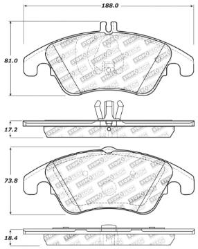 Picture of StopTech Performance Brake Pads