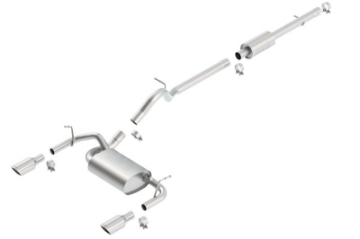 Picture of Borla 12-16 Jeep Wrangler JK 3-6L AT-MT 4Wheel 4dr Truck Single Split Rear Exit Catback Exhaust