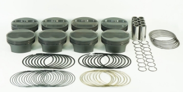 Picture of Mahle MS Piston Set SBC 435ci 4-165in Bore 4-000in Stroke 6-0in Rod 0-927 Pin 4cc 13-9 CR Set of 8
