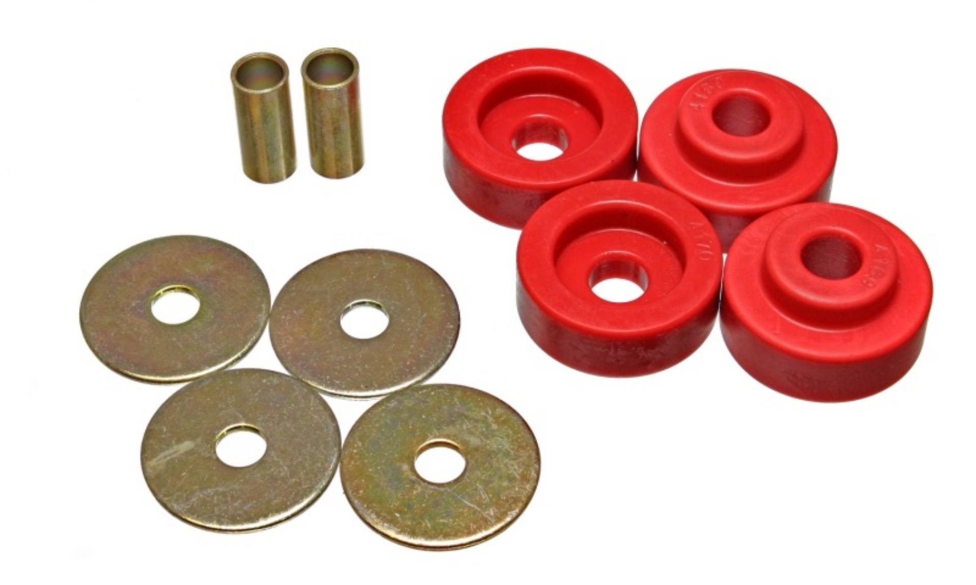 Picture of Energy Suspension 73-79 Chrysler B-Body Red Torsion Bar Crossmember Mount Bushing Set