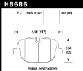 Picture of Hawk 10-11 Range Rover Sport S-C - 10-11 Supercharged Perf Ceramic Street Rear Brake Pads