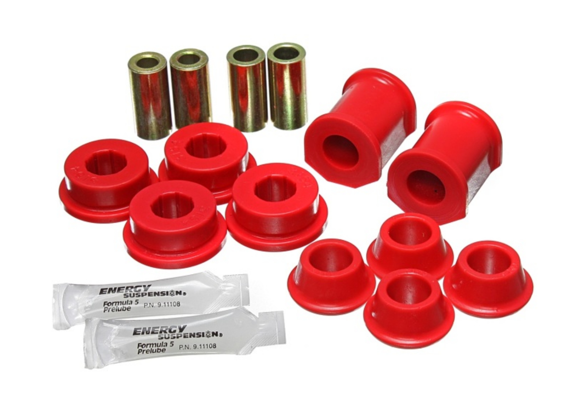 Picture of Energy Suspension 71-7-73 VW Super Beetle Cast Red Front Control Arm Bushing Set