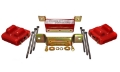 Picture of Energy Suspension 88-94 GM Blazer 4WD K Series Red Motor and Transmission Mounts; Zinc Finish