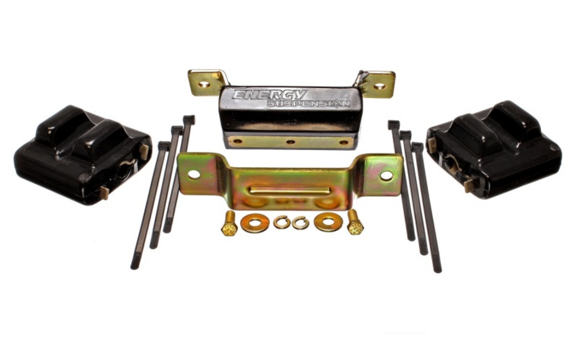Picture of Energy Suspension 88-94 GM Blazer 4WD K Series Black Motor and Transmission Mounts; Zinc Finish