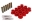 Picture of Energy Suspension 72-81 Scout II Red Front & Rear Leaf Spring Bushing Set