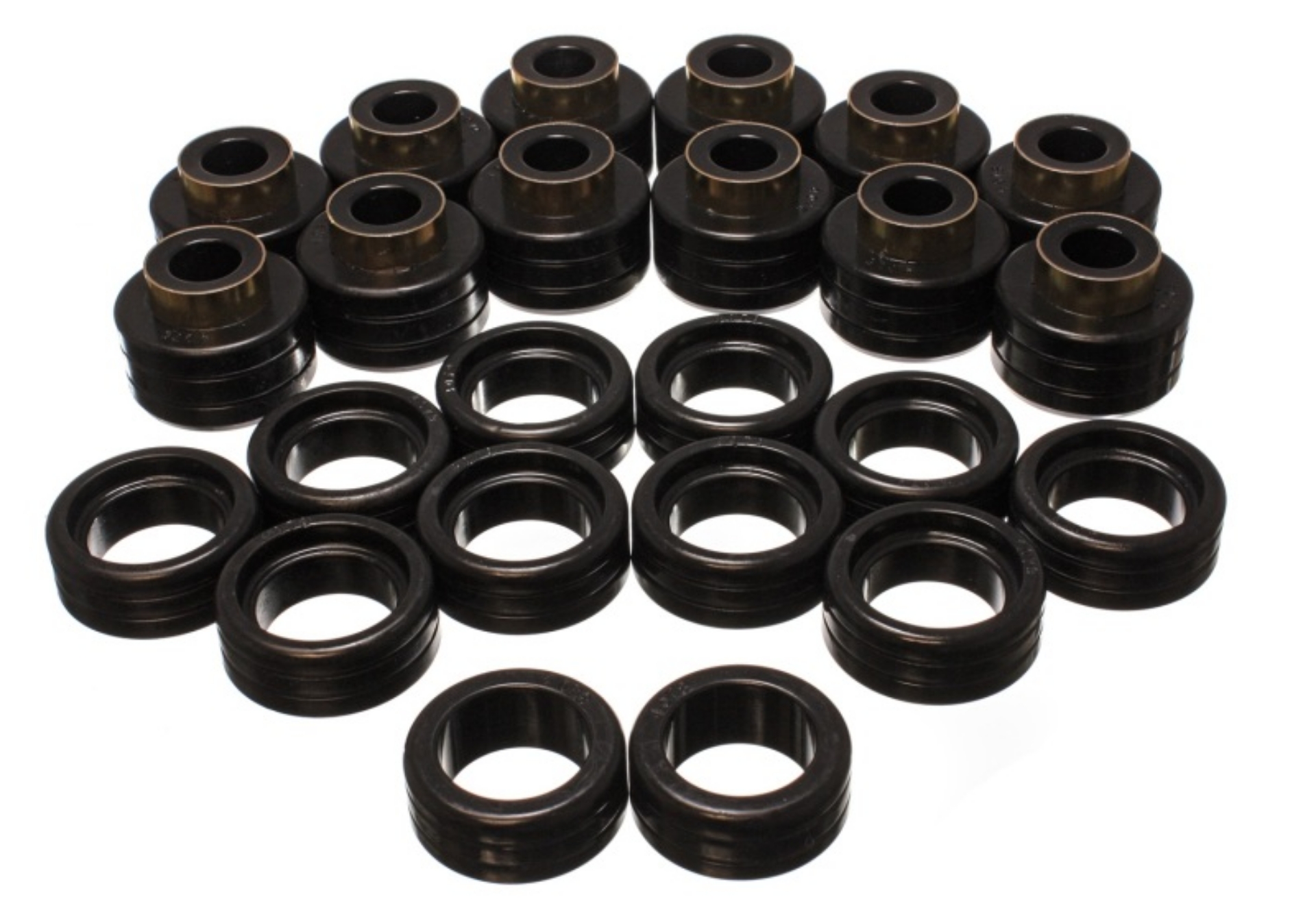 Picture of Energy Suspension 92-99 GM Denal XL-Suburban 2WD-Yukon XL 2WD Black Body Cab Mount Set