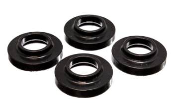 Picture of Energy Suspension 97-06 Jeep Wrangler TJ - 84-01 Cherokee Black Fr-Rear Coil Lift Isolator Set of 4