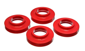 Picture of Energy Suspension 97-06 Jeep Wrangler TJ - 84-01 Cherokee Red Front or Rear Coil Lift Isolator Set