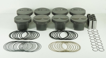 Picture of Mahle MS Piston Set SBC 362ci 4-060in Bore 3-500stk 5-700in Rod -0927in Pin -2cc 10-9 CR Set of 8