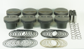 Picture of Mahle MS Piston Set SBC 374ci 4-125in Bore 3-480-3-5stk 6-125in Rod -927 Pin -5cc 10-8 CR Set of 8