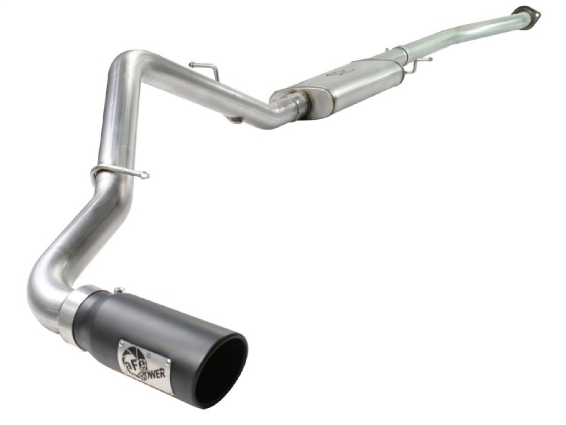 Picture of aFe MACHForce XP Exhaust SS-409 Cat-Back w- 304SS Black Tip 04-07 GM Trucks 1500 V6-V8