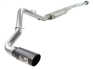 Picture of aFe MACHForce XP Exhaust SS-409 Cat-Back w- 304SS Black Tip 04-07 GM Trucks 1500 V6-V8