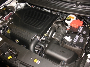 Picture of Injen 13 Ford Explorer Sport 3-5L EcoBoost V6 Polished Tuned Intake w- Dry Web Filter