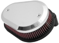 Picture of K&N Intake System for Harley-Davidson - Color Red - Style Triangle - Size 6-8