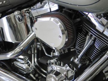 Picture of K&N Intake System for Harley-Davidson - Color Red - Style Triangle - Size 6-8