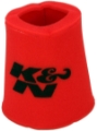Picture of K&N Airforce Pre-Cleaner Round Tapered Red Air Filter Foam Wrap 6in Base ID x 5in Top ID x 9in H