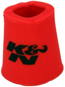 Picture of K&N Airforce Pre-Cleaner Round Tapered Red Air Filter Foam Wrap 6in Base ID x 5in Top ID x 9in H