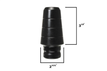 Picture of Energy Suspension 97-06 Jeep Wrangler TJ with 1 3-4 in lift Black Front Bump Stop Set Set of 2
