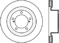 Picture of StopTech Sport Slot 08-12 Toyota Sequoia - 07-12 Tundra Slotted Left Front CRYO Rotor