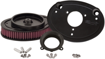 Picture of K&N Intake System for Harley Davidson - Color Red - Style Oval - Size 9in