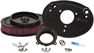 Picture of K&N Intake System for Harley Davidson - Color Red - Style Oval - Size 9in