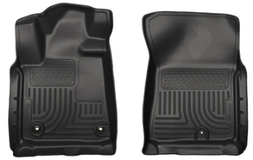 Picture of Husky Liners 12-13 Toyota Tundra Weatherbeater Black Front Floor Liners