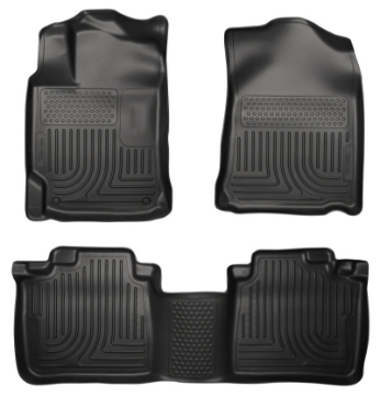 Picture of Husky Liners 13 Lexus ES300h - ES350 Weatherbeater Black Front & 2nd Seat Floor Liners