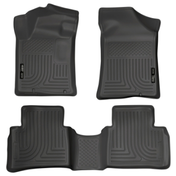 Picture of Husky Liners 13 Nissan Altima Weatherbeater Black Front & 2nd Seat Floor Liners