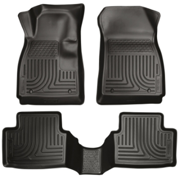 Picture of Husky Liners 14 Mazda 6 Touring-Grand Touring-Sport Weatherbeater Black Front & 2nd Seat Floor Liner