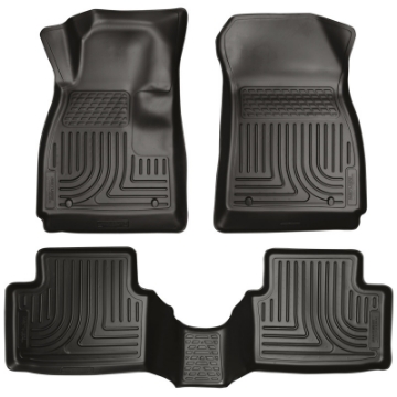Picture of Husky Liners 14 Mazda 6 Touring-Grand Touring-Sport Weatherbeater Black Front & 2nd Seat Floor Liner