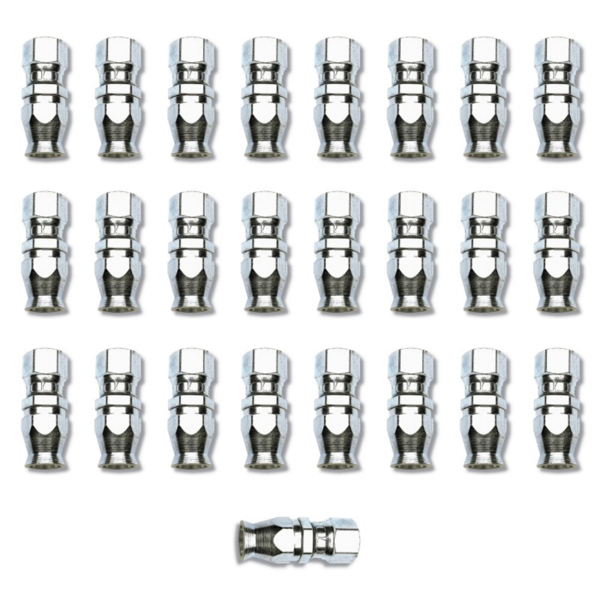 Picture of Russell Performance -6 AN Endura PowerFlex Power Steering Straight Hose Ends 25 pcs