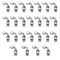 Picture of Russell Performance -6 AN Endura PowerFlex Power Steering 90 Degree Hose Ends25 pcs