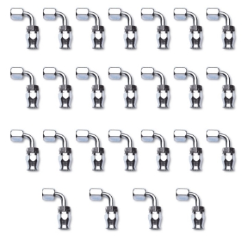 Picture of Russell Performance -6 AN Endura PowerFlex Power Steering 90 Degree Hose Ends25 pcs