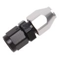 Picture of Russell Performance Black-Silver -8 AN Female Swivel to 1-2in Aluminum Tube