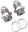 Picture of Russell Performance -6 AN Carb Adapter Fittings 2 pcs- Zinc