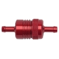 Picture of Russell Performance Red Street Fuel Filter 3in Length 1-1-8in diameter 5-16in inlet-outlet