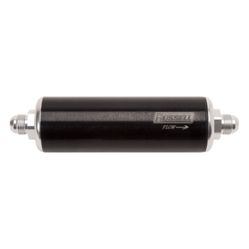 Picture of Russell Performance Black-Silver Anodized Aluminum 8-1-4in Length -6 male inlet-outlet