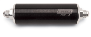 Picture of Russell Performance Black-Silver Anodized Aluminum 8-1-4in Length -8 male inlet-outlet